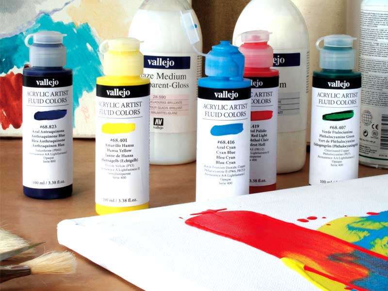 Acrylic Artist Fluid Color