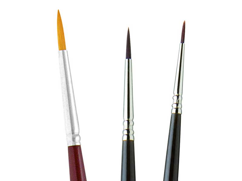 Miniature paint brushes  The best Hobby Paint Brushes - GSW