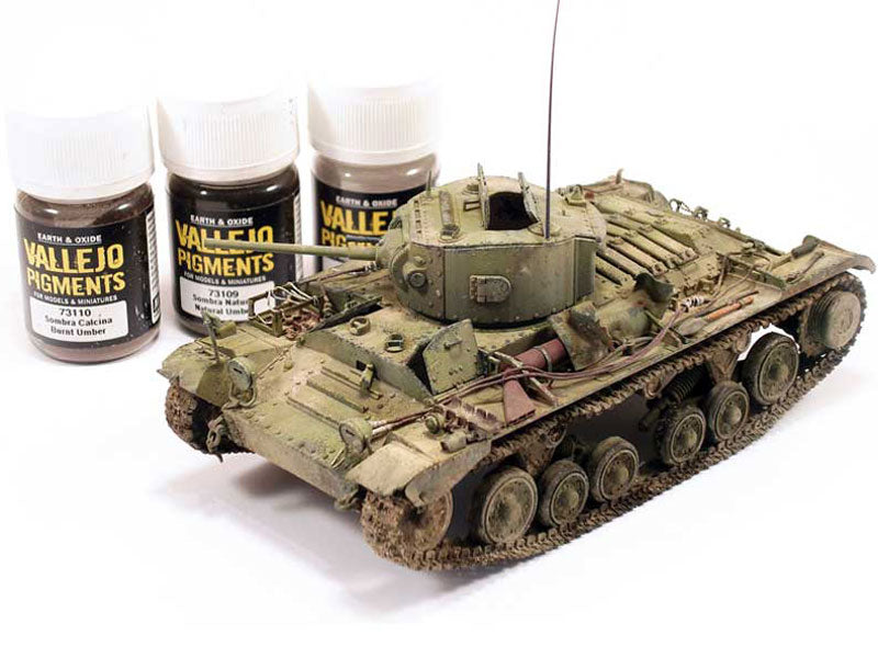Vallejo Pigment Set Dust & Dirt - 4 kleuren - 35ml - 73190 - Scenery Workshop BV Vallejo Pigment Set Dust & Dirt - 4 kleuren - 35ml - 73190 - Scenery Workshop BV