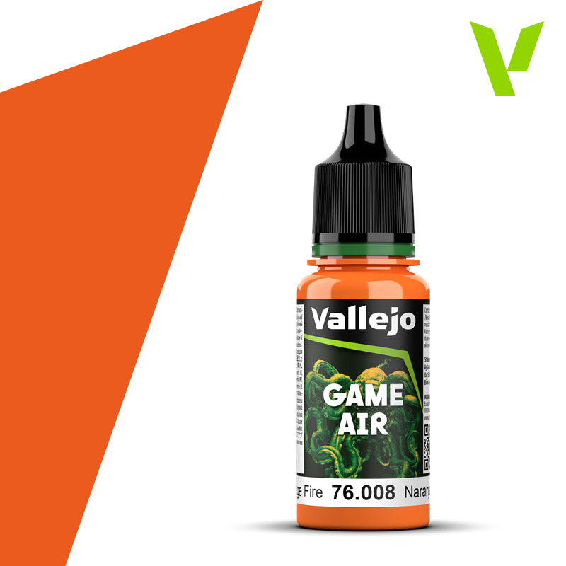 76.008 - Orange Fire - 18ml - Vallejo Game Air