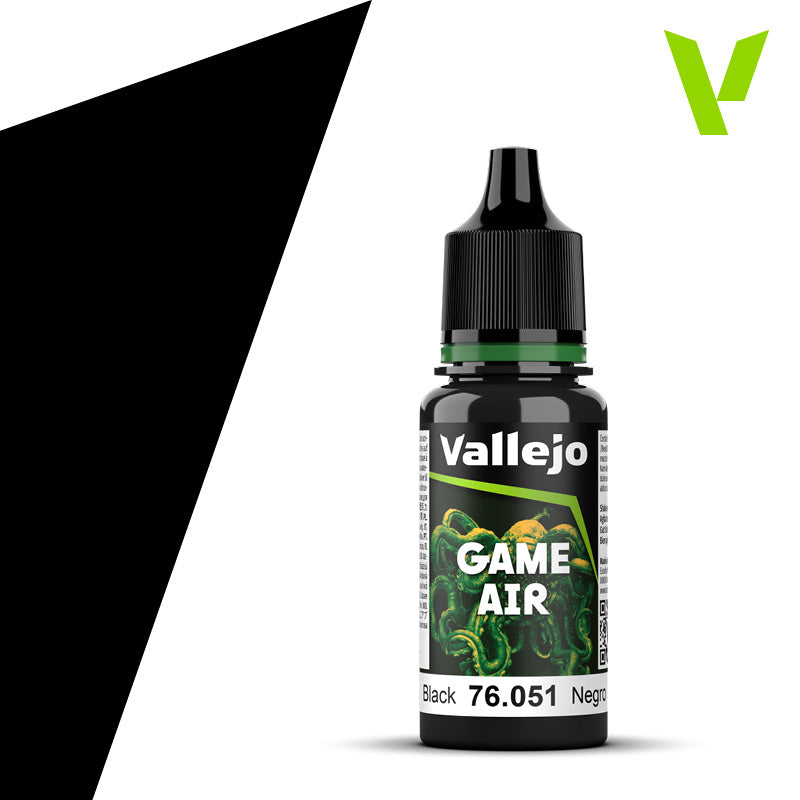 76.051 - Black - 18ml - Vallejo Game Air