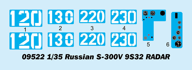 09522- Trumpeter - 1/35 - Russian S-300V 9S32 RADAR