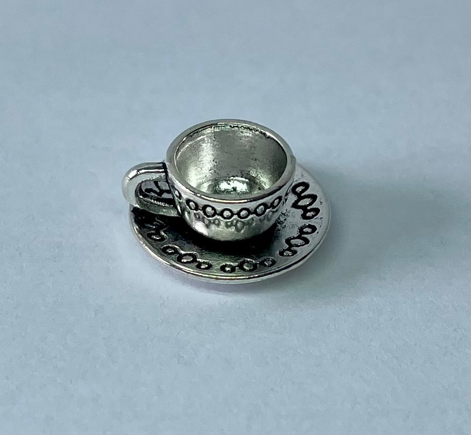 Mini Tea Set - Silver Metal - Set of 3