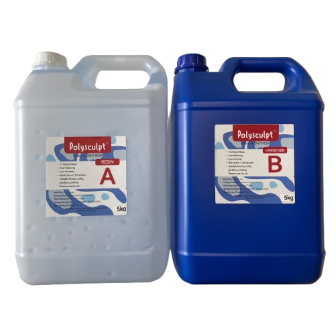 Polysculpt Craft Epoxy Resin (10kg) A 5kg and B 5kg