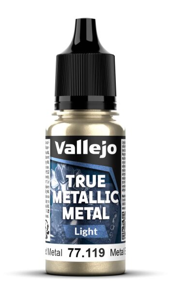 77.119 - Aged Metal - Vallejo True Metallic Metal (18ml) - Light