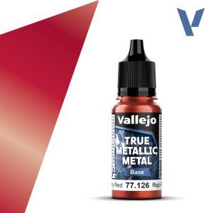 77.126 - Ruby Red - Vallejo True Metallic Metal (18ml) - Base