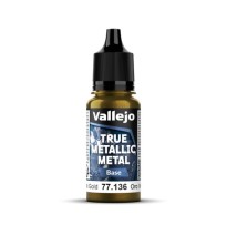 77.136 - Greenish Gold - Vallejo True Metallic Metal (18ml) - Base
