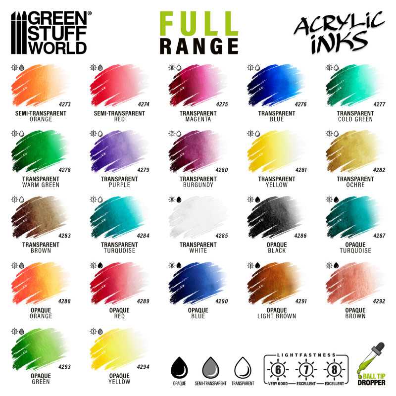 4286 - Acrylic Ink Opaque- Black