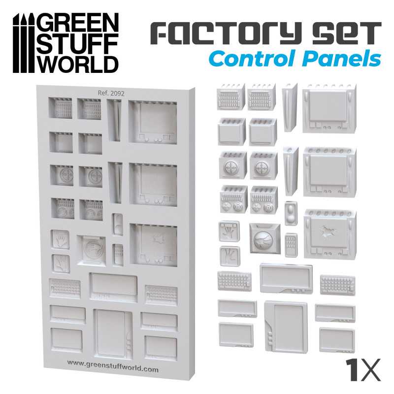 2092- CONTROL PANELS Silicone Mould