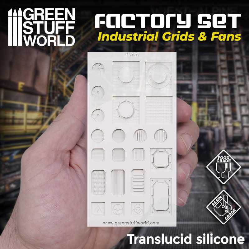 2093- INDUSTRIAL GRIDS and FANS Silicone Mould