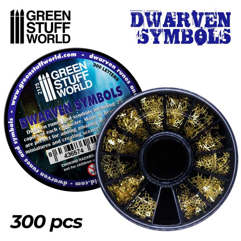 2175 - Dwarven Runes and Symbols - 300 letters