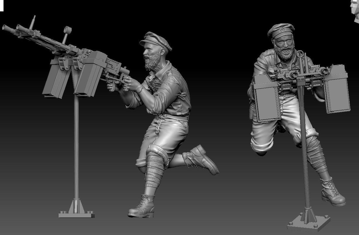 TMF35005 - Thunder Models - 1/35 - LRDG Crew Figure Set 4