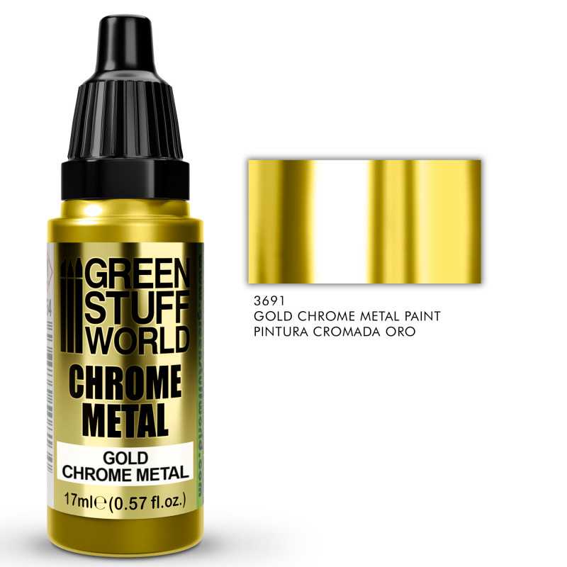 3691 - Chrome Paint - GOLD 17ml