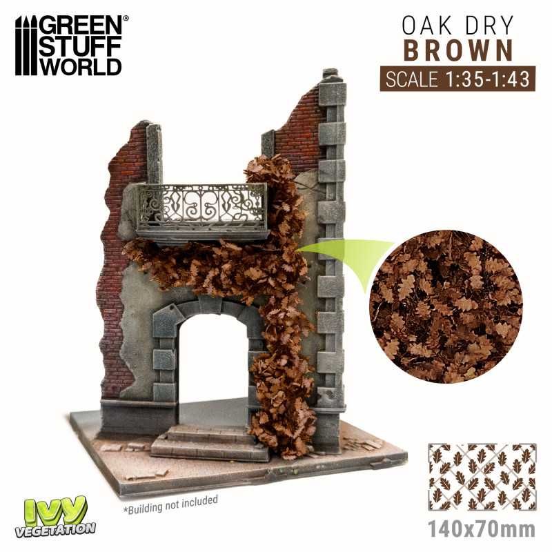 4636 - Ivy Foliage - Brown Oak - Large