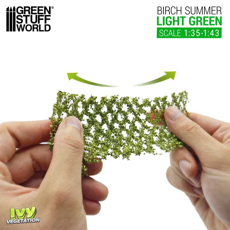 4648 - Ivy Foliage - Light Green Birch - Large