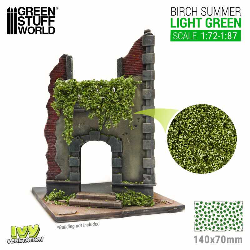 4649 - Ivy Foliage - Light Green Birch - Small