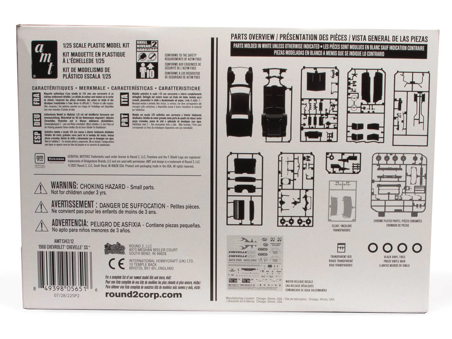 AMT1342 - 1:25 1966 Chevy Chevelle SS
