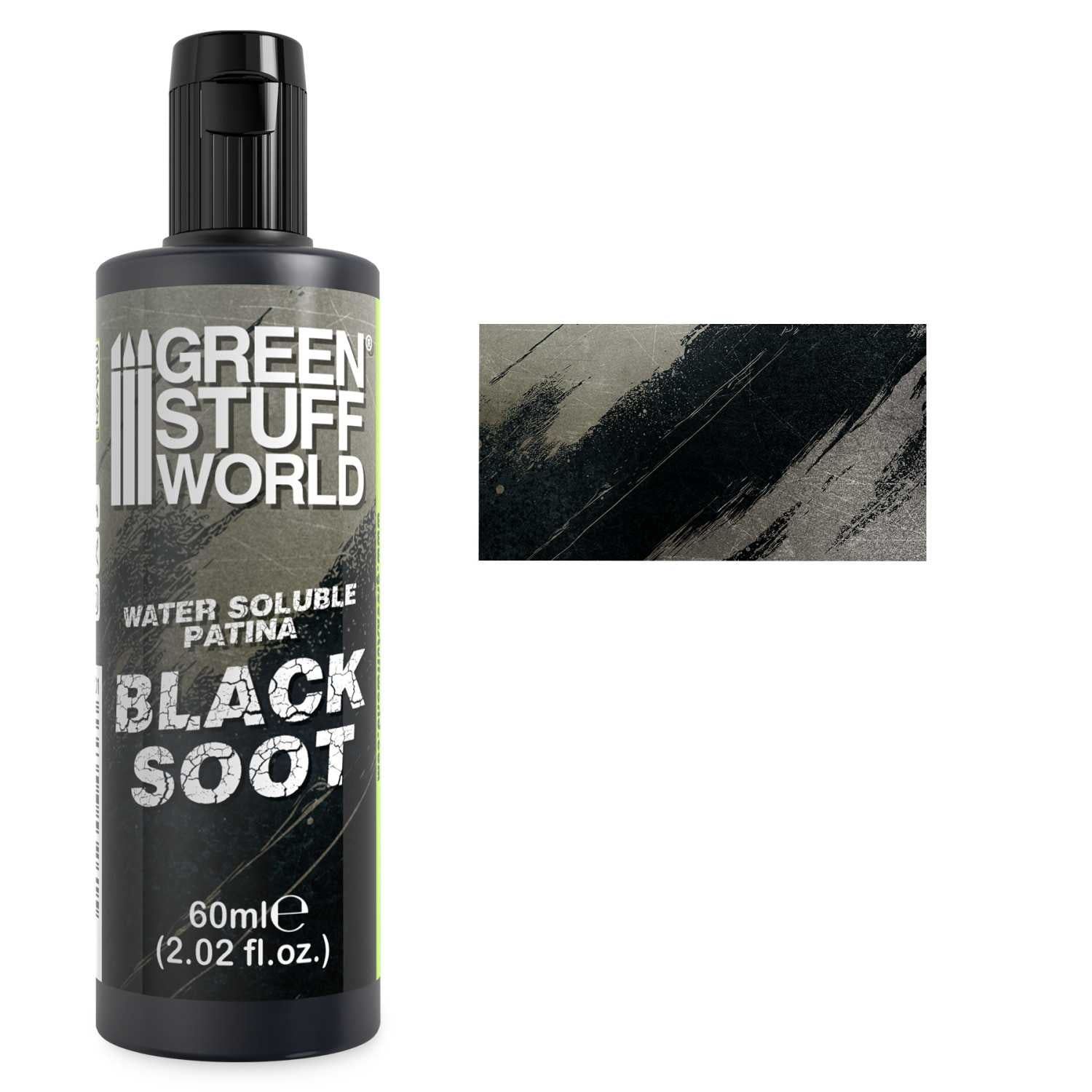 5901 - Water soluble patina BLACK SOOT 60ml - Green Stuff World
