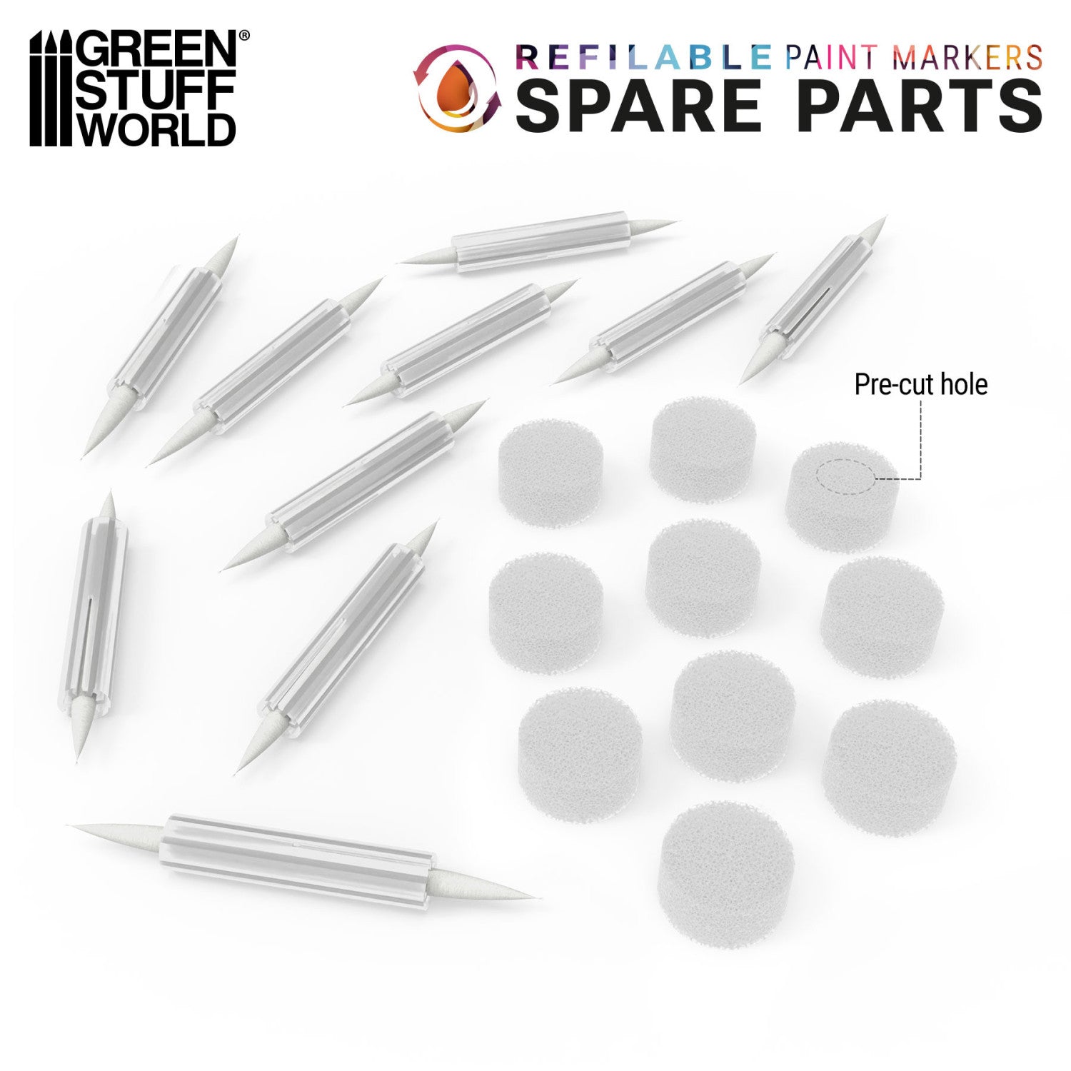 6560 - Refills for refillable marker 1 (x 10 complete refills)