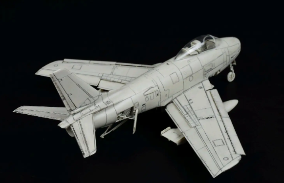 KH80155 - 1/48 North American FJ - 2 "Fury" Jet Fighter w/Resin Figures