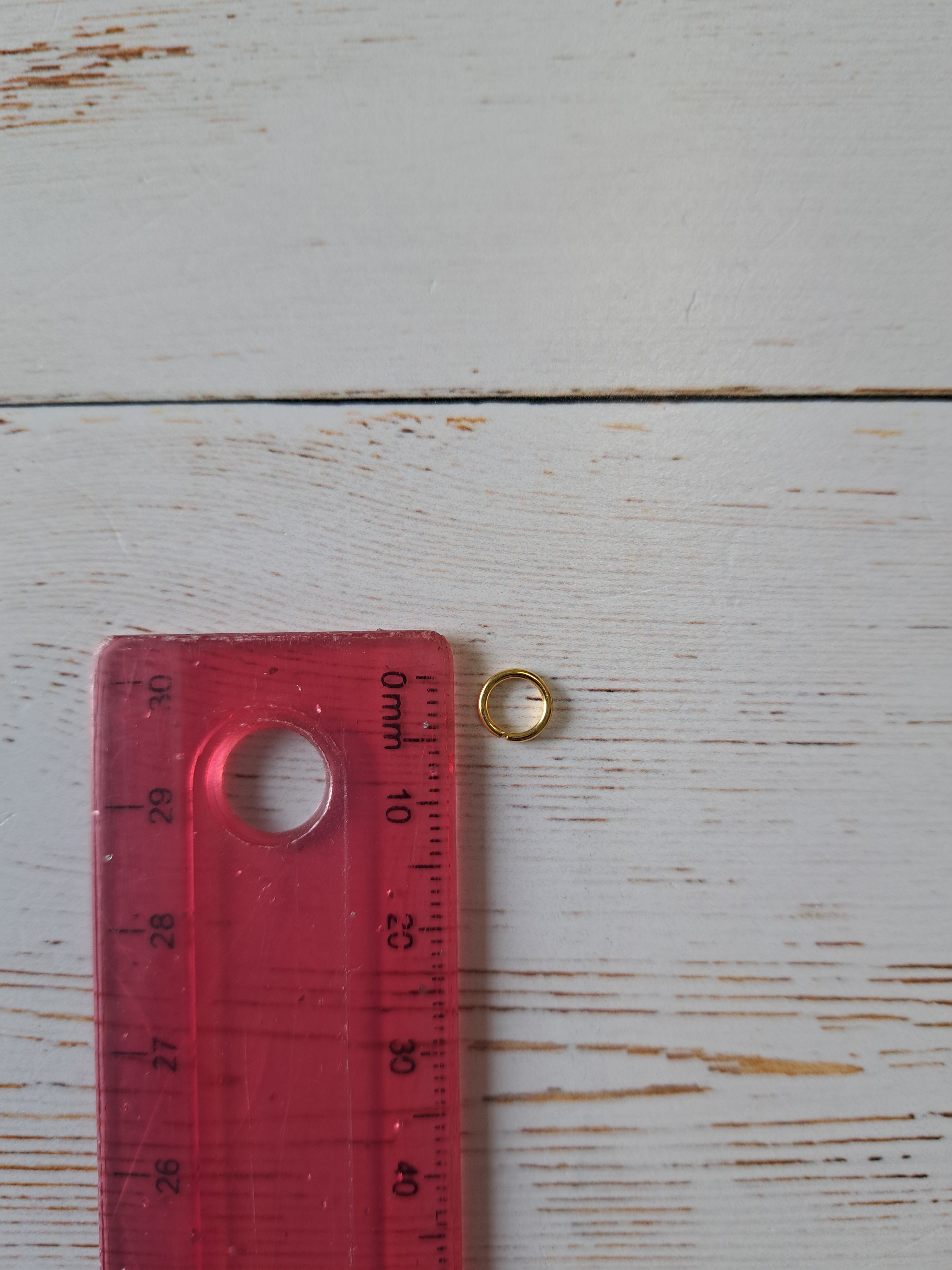 Gold Jump Rings (1x5mm) (10 Pairs)