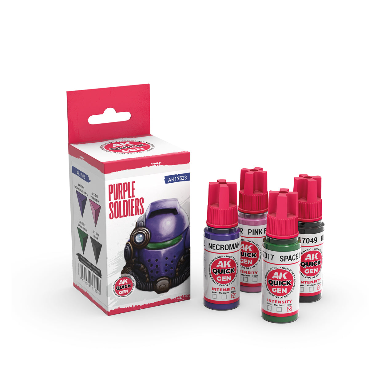 AK17523 - PURPLE SOLDIERS – QUICK GEN SET