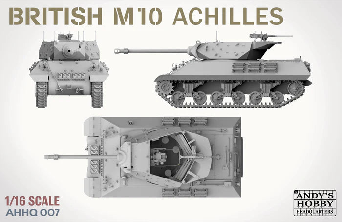 Andy's Hobby Headquarters AHHQ-007 - 1/16 British Achilles M10 IIc Tank Destroyer