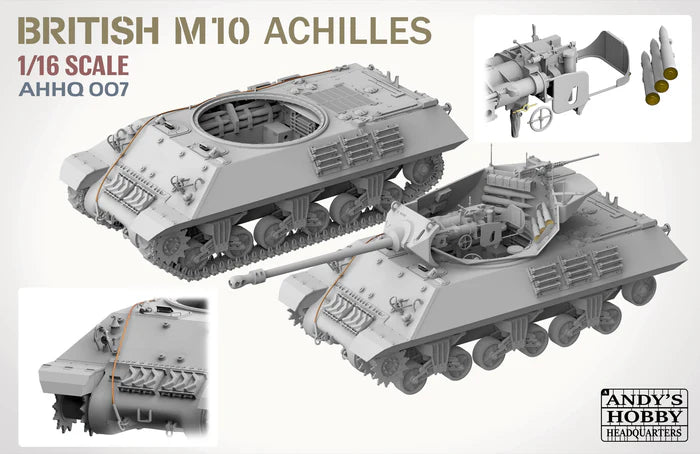 Andy's Hobby Headquarters AHHQ-007 - 1/16 British Achilles M10 IIc Tank Destroyer