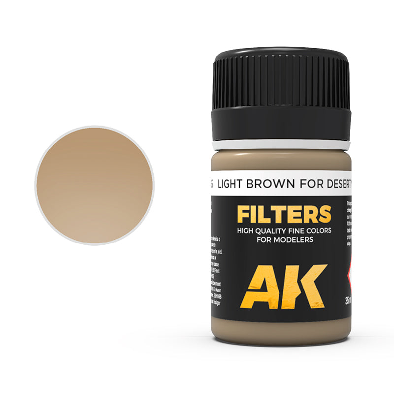 AK065 - Afrika Korps Filter 35ml - Light Brown for Desert Yellow