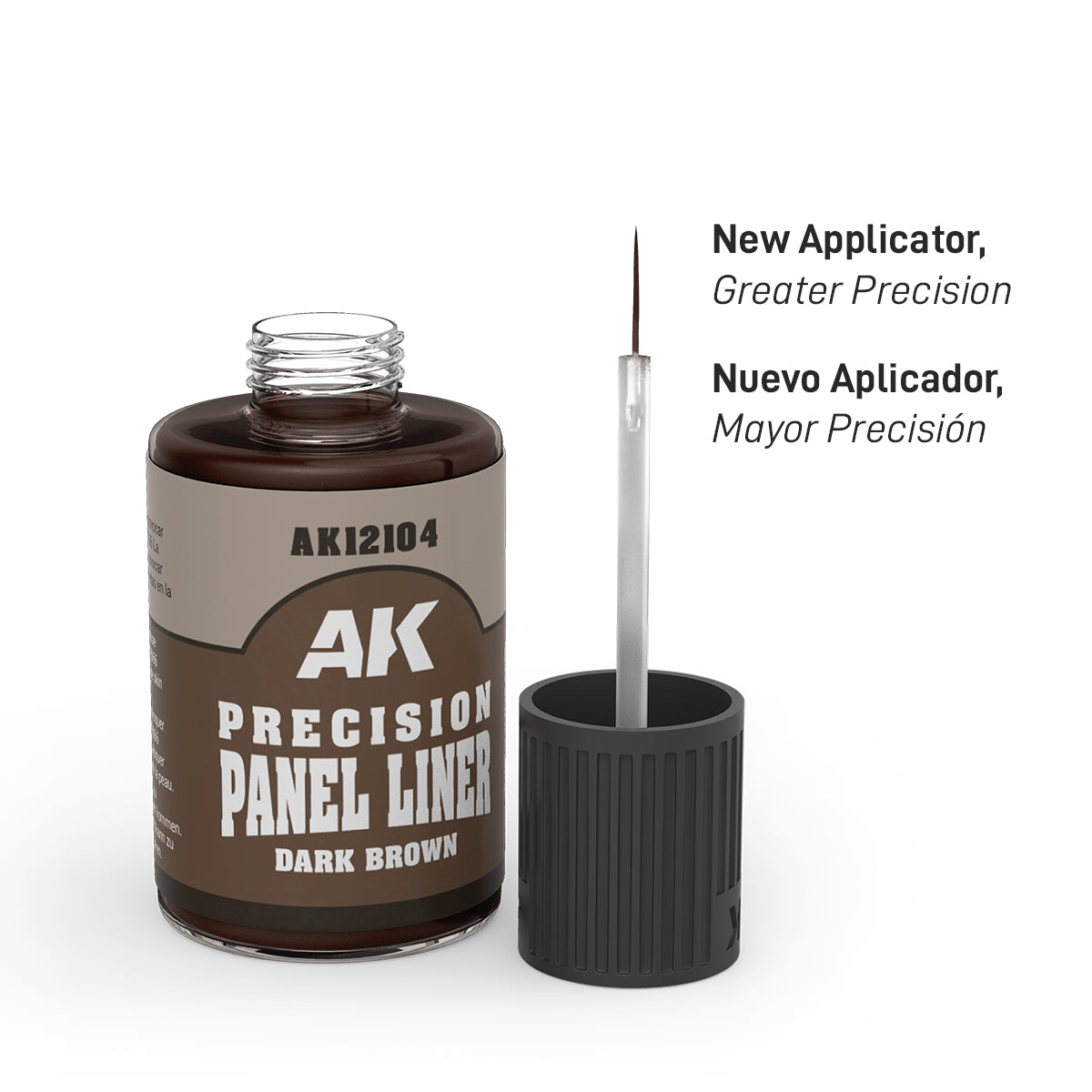 AK12104 - PRECISION PANELINER - DARK BROWN 30ML