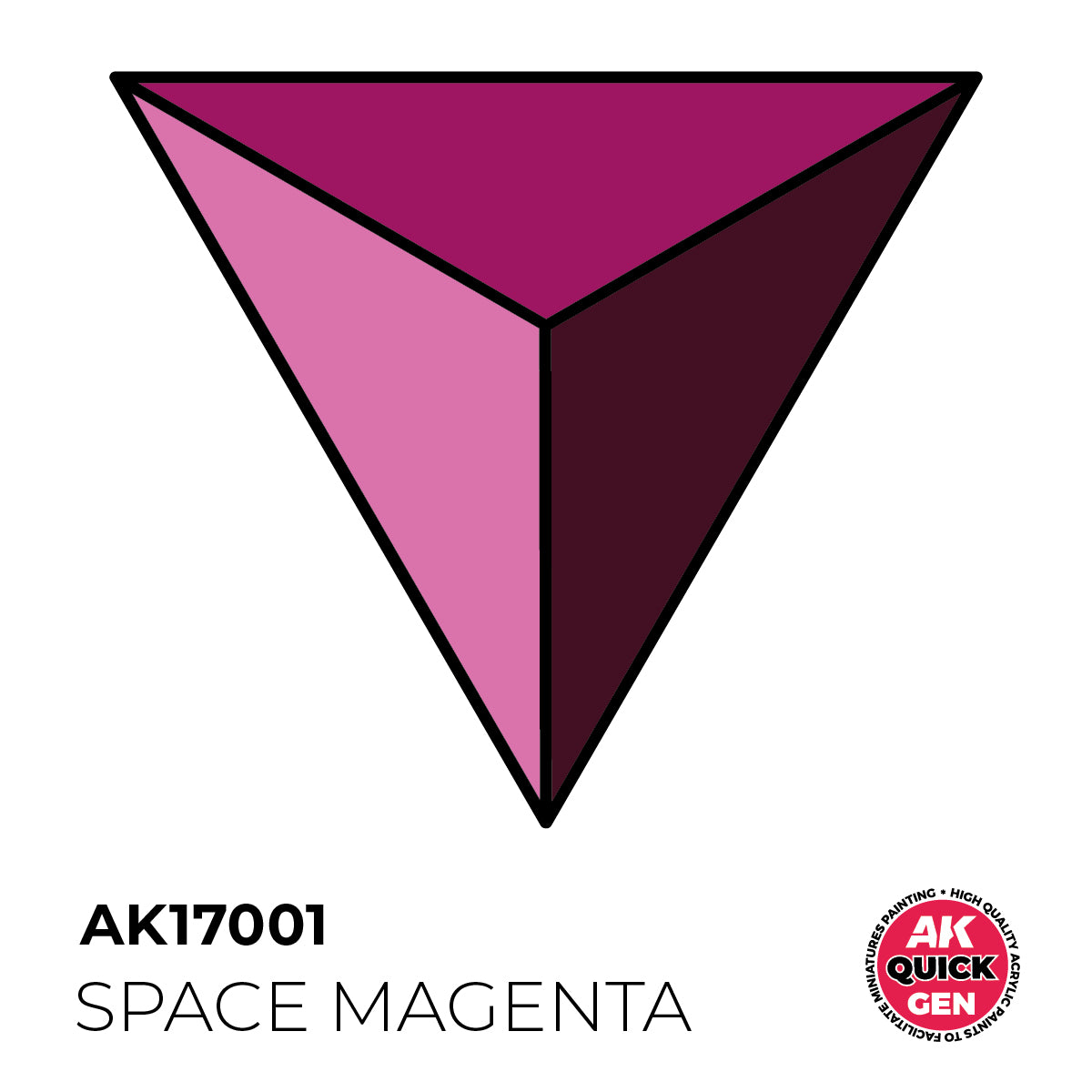AK17001 - SPACE MAGENTA - 18ML - QUICK GEN COLOR
