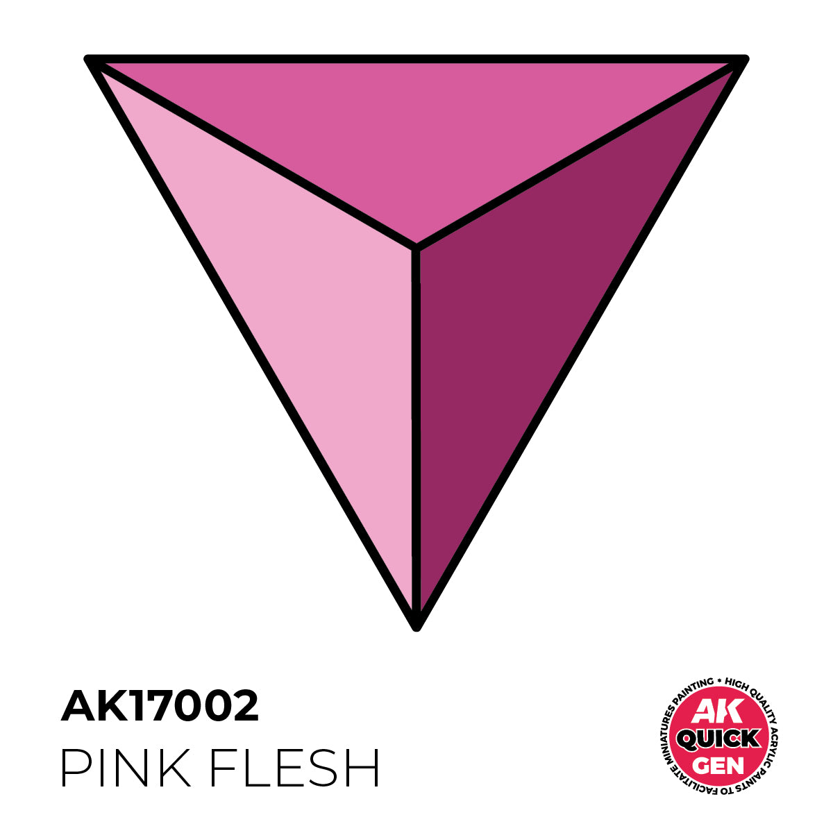 AK17002 - PINK FLESH - 18ML - QUICK GEN COLOR