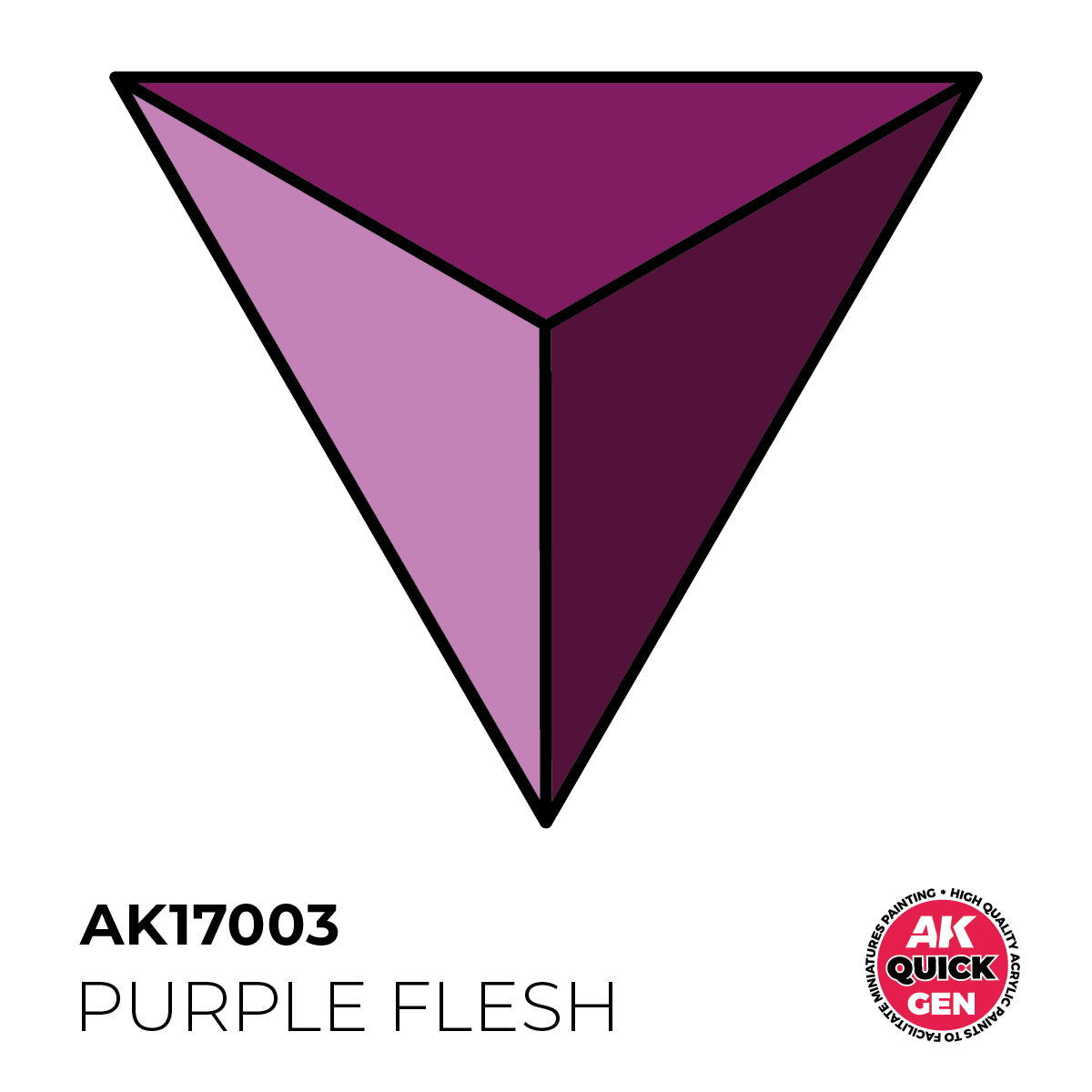 AK17003 - PURPLE FLESH - 18ML - QUICK GEN COLOR