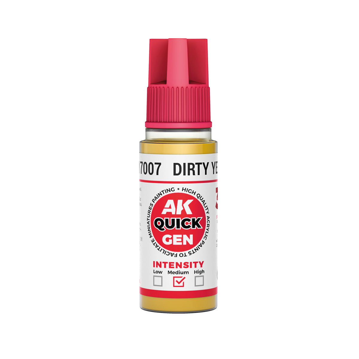 AK17007 - DIRTY YELLOW - 18ML - QUICK GEN COLOR