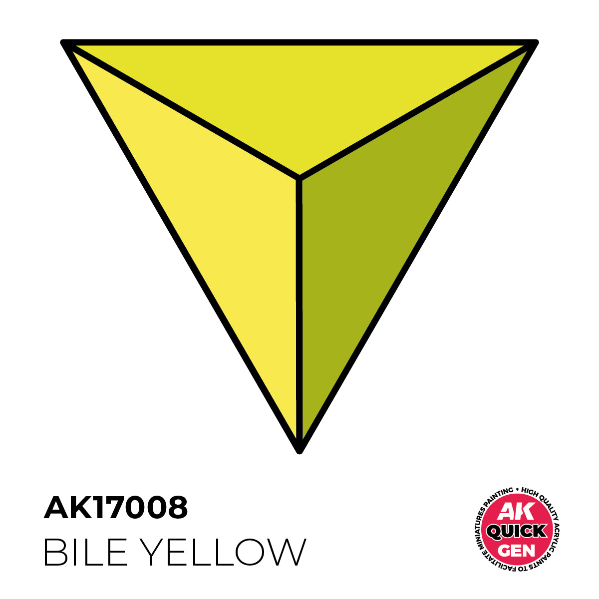 AK17008 - BILE YELLOW - 18ML - QUICK GEN COLOR