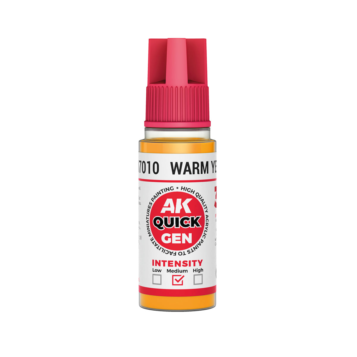 AK17010 - WARM YELLOW - 18ML - QUICK GEN COLOR
