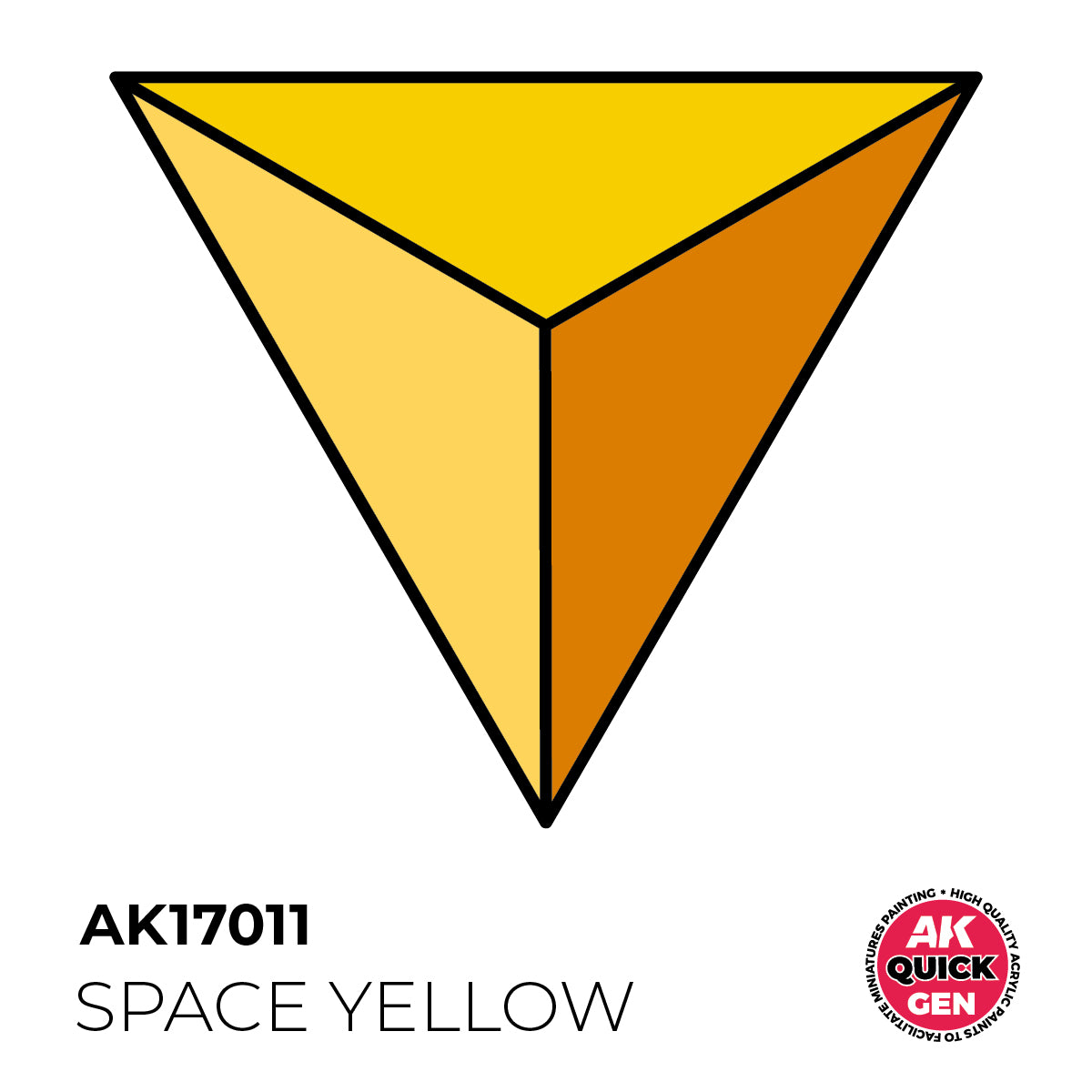AK17011 - SPACE YELLOW - 18ML - QUICK GEN COLOR