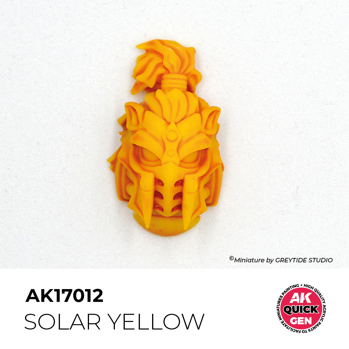 AK17012 - SOLAR YELLOW - 18ML - QUICK GEN COLOR