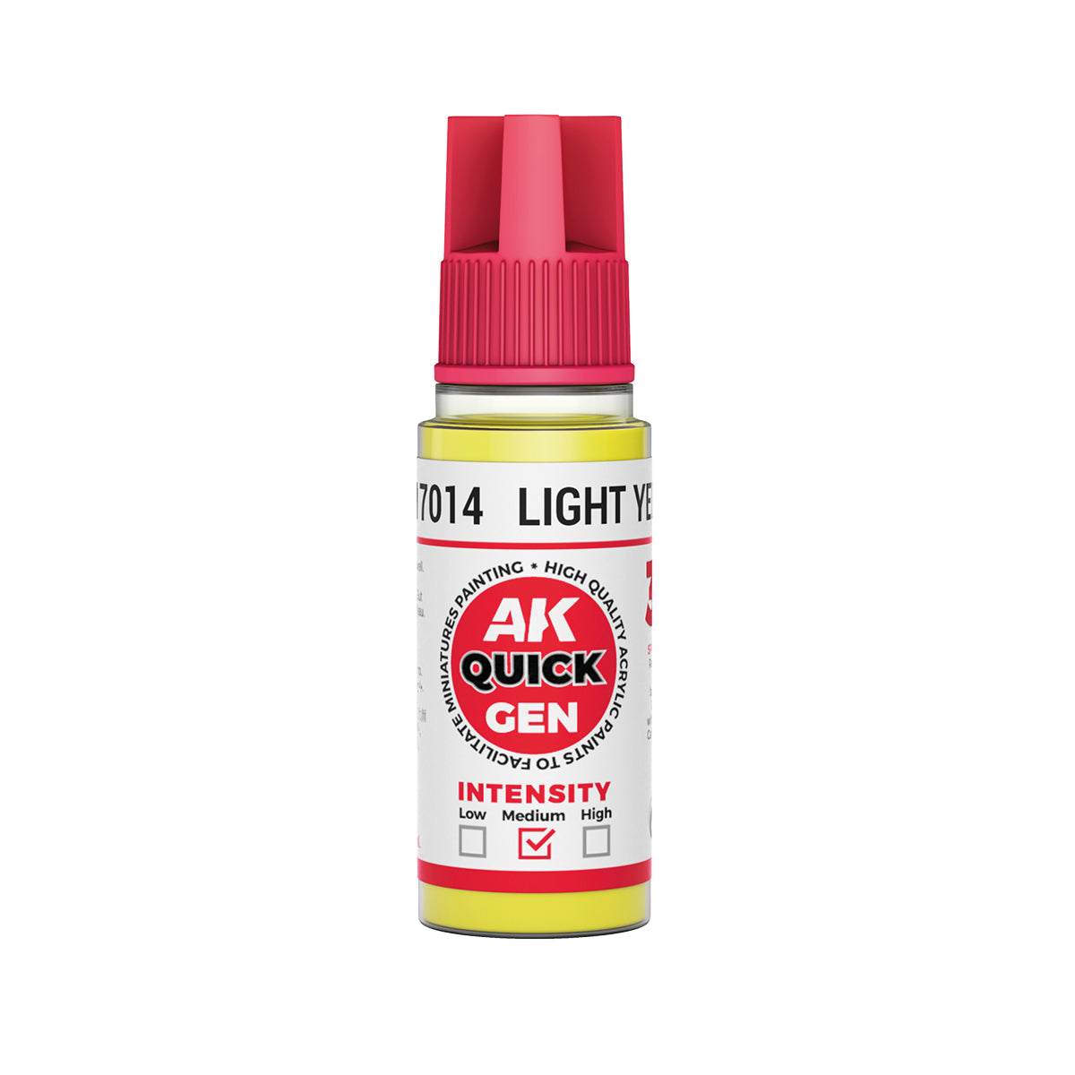 AK17014 - LIGHT YELLOW - 18ML - QUICK GEN COLOR