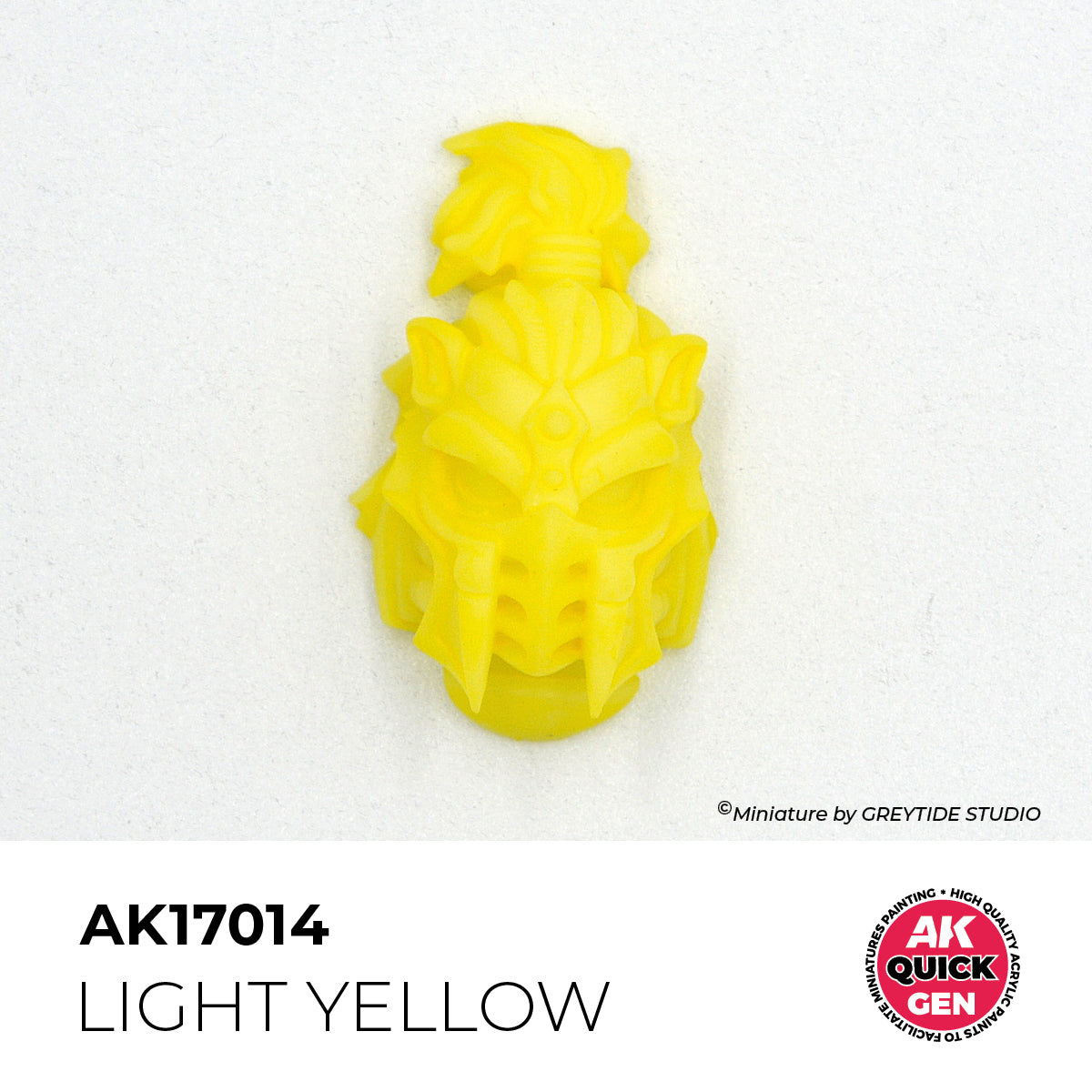 AK17014 - LIGHT YELLOW - 18ML - QUICK GEN COLOR