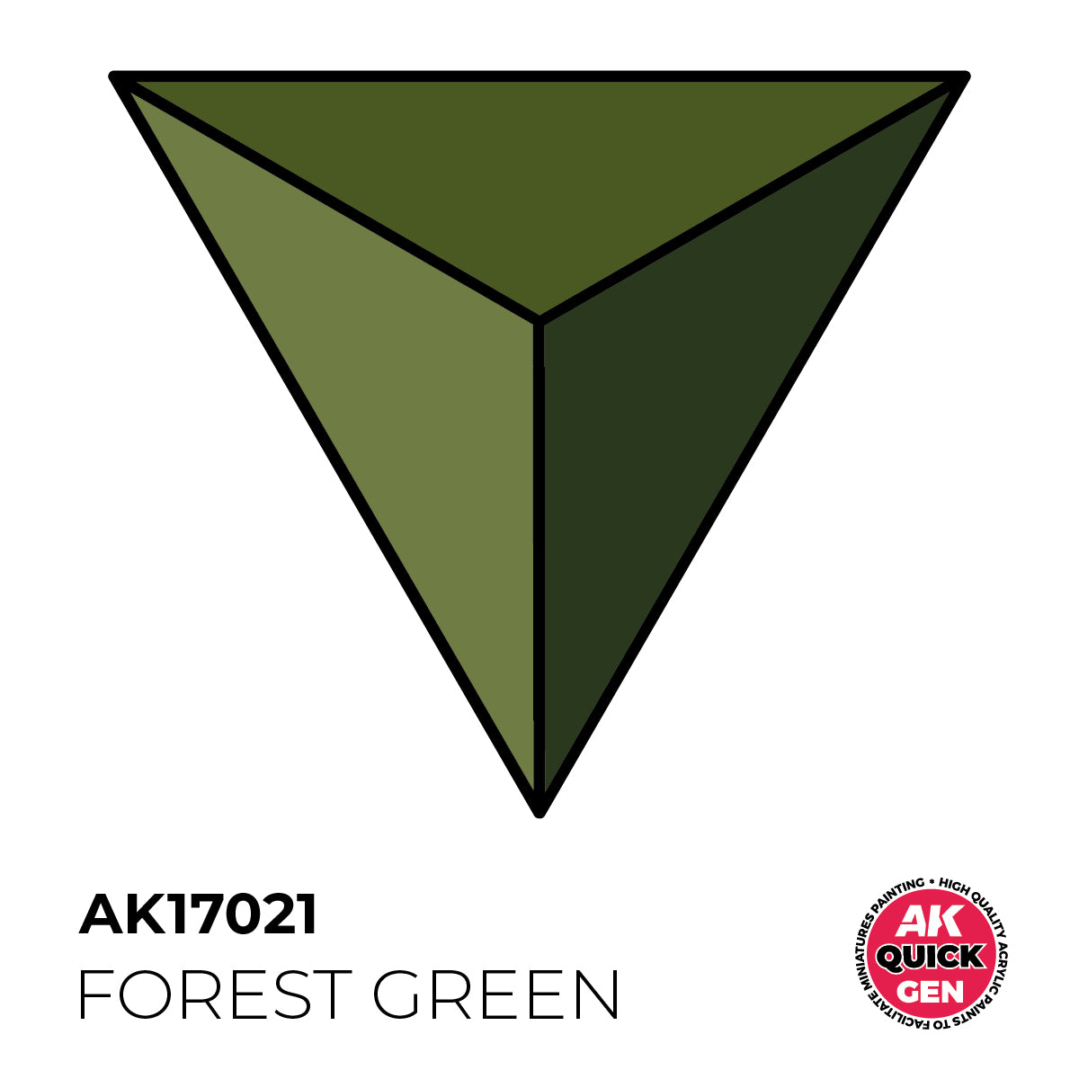 AK17021 - FOREST GREEN - 18ML - QUICK GEN COLOR