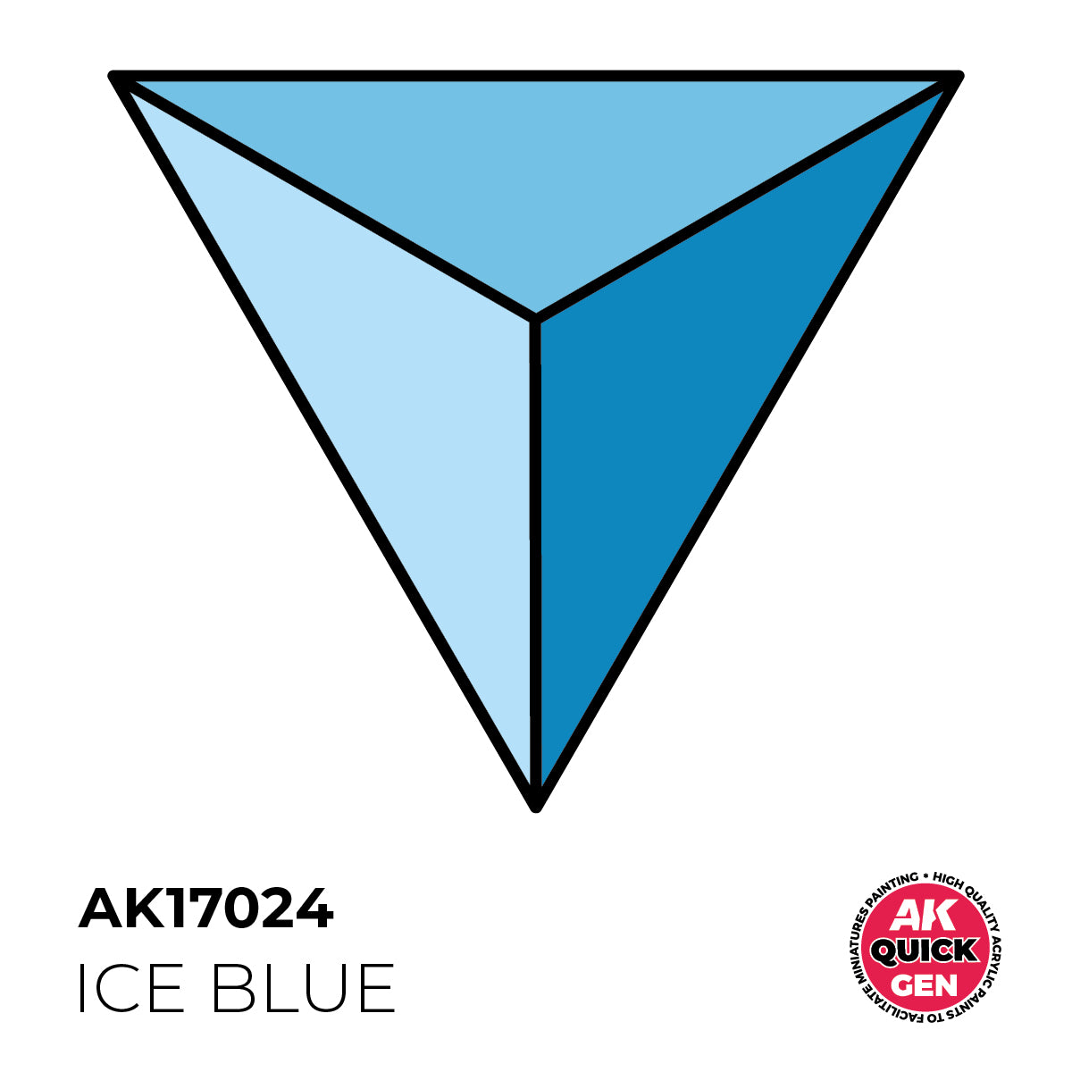 AK17024 - ICE BLUE - 18ML - QUICK GEN COLOR