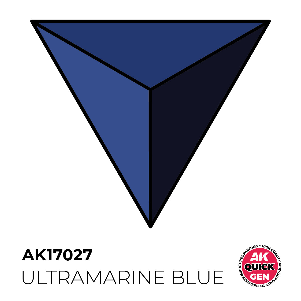 AK17027 - ULTRAMARINE BLUE - 18ML - QUICK GEN COLOR