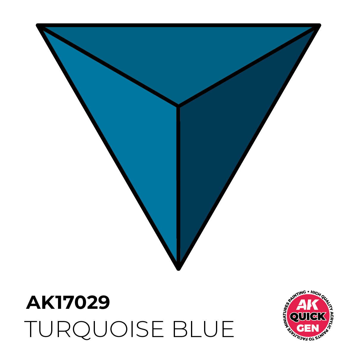 AK17029 -TURQUOISE BLUE - 18ML - QUICK GEN COLOR