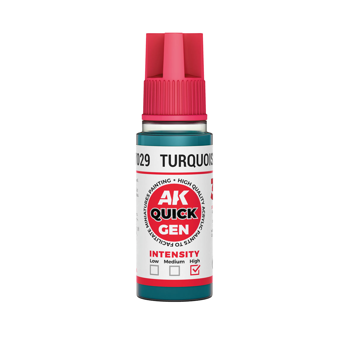 AK17029 -TURQUOISE BLUE - 18ML - QUICK GEN COLOR