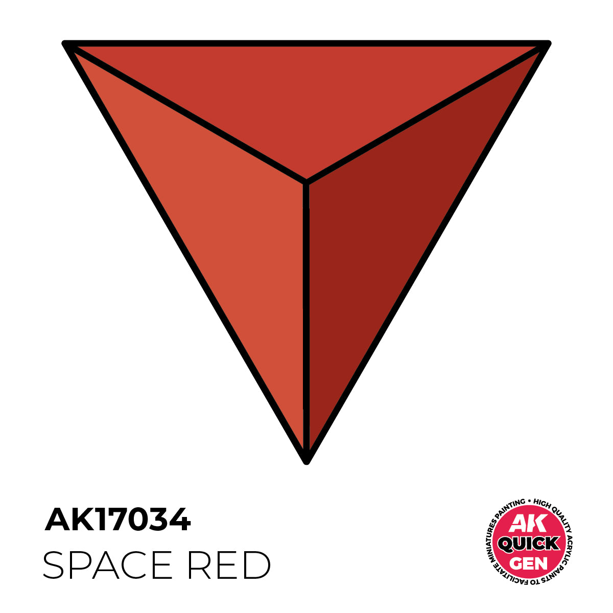 AK17034 -SPACE RED - 18ML - QUICK GEN COLOR