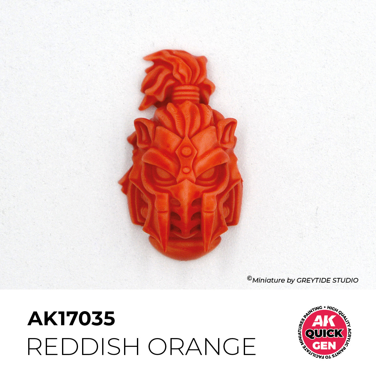 AK17035 - REDDISH ORANGE- 18ML - QUICK GEN COLOR
