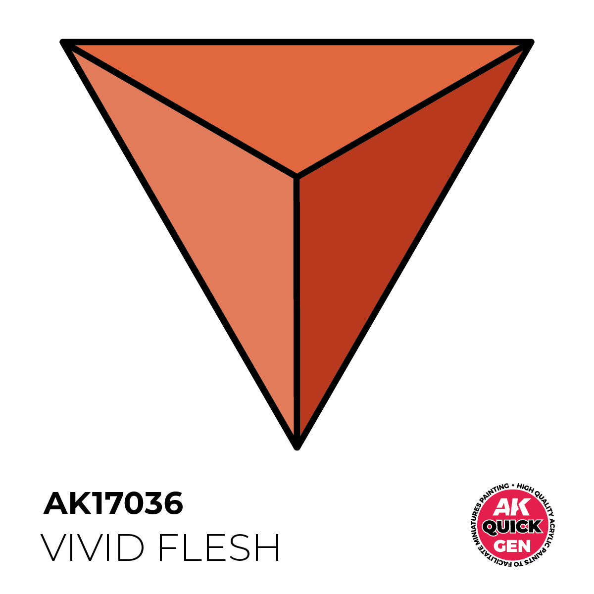 AK17036 - VIVID FLESH- 18ML - QUICK GEN COLOR