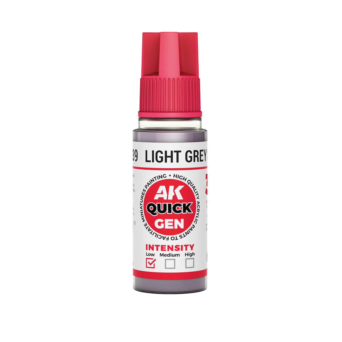 AK17039 -LIGHT GREY SHADOW - 18ML - QUICK GEN COLOR