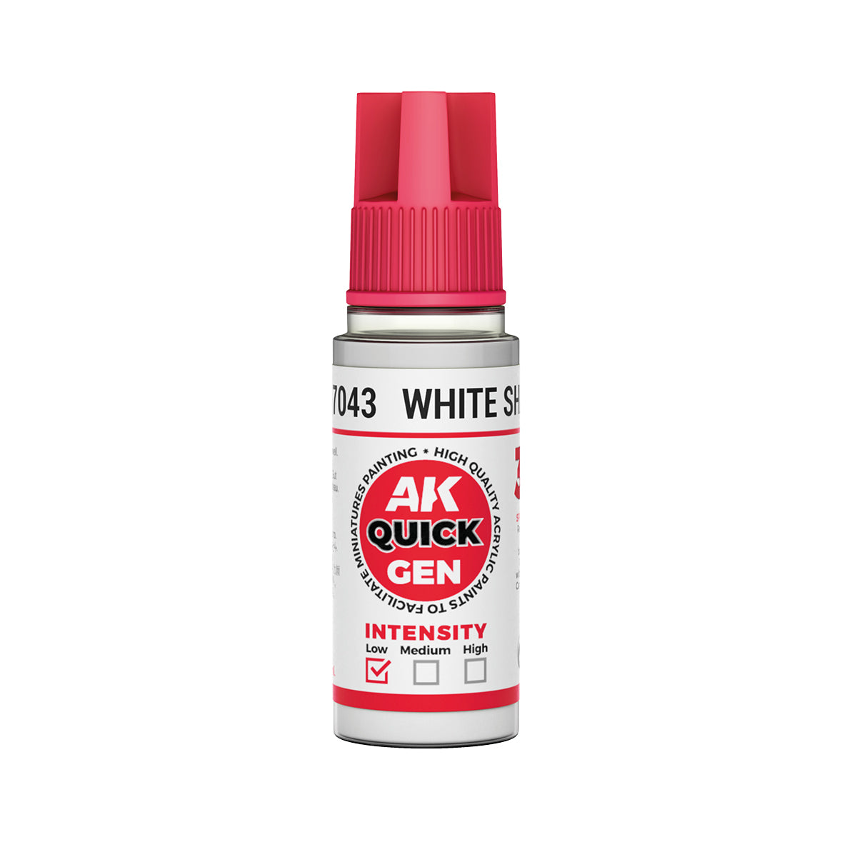 AK17043 -WHITE SHADOW - 18ML - QUICK GEN COLOR